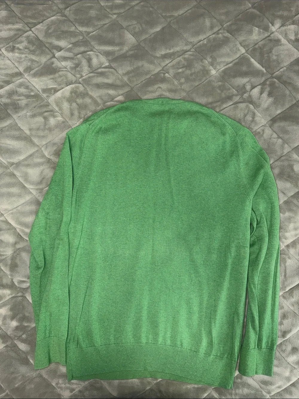 Banana Republic Men's Crewneck Sweater - Green (Cotton Cashmere)